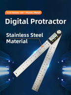 Protractor Digital Goniometer Electronic Digital Angle Gauge Angle Finder Metal Angle Ruler Digital Angel Meter Carpentry Tools