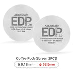 Alikisscafe Espresso Puck Screen 0.2mm Thickness 51mm 53.5mm 58.5mm Reusable Stainless Steel Heat Resistant Mesh Barista Tools