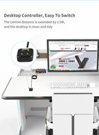 USB KVM Switch Adapter 2 Input 4 Output USB Switch KVM Switcher Printer Sharer For Computer Keyboard Mouse Sharer Controller