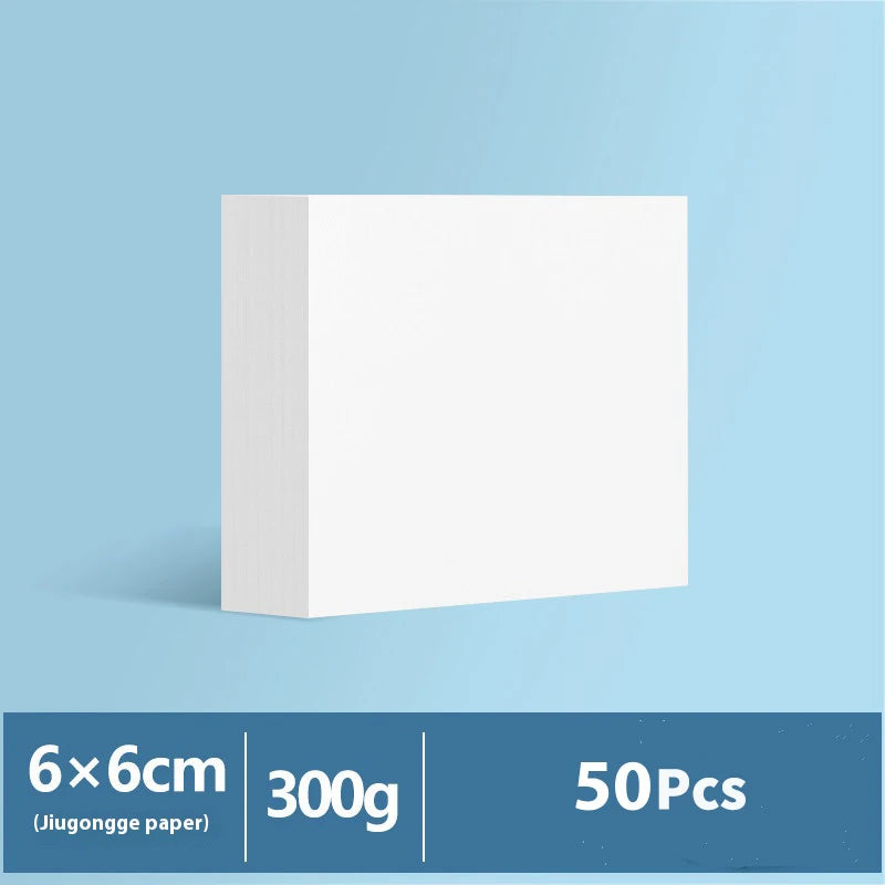 10/50 Sheets A4 Heavy Color Oil Painting Stick Special Paper Square 16k/32k Thickened 300g Soft Crayon Art Sketch Blank Paper