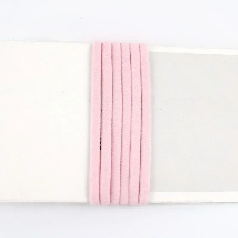5/10/20Meters Elastic Band 3/5mm Colored Polyamide Rope Decor Rubber Tape Oil Core Hair Ring Stretch Ropes Sewing Accessories