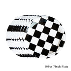 Race Car Party Plates Cup Napkins Race Track Party Supplies Racing Sports Themed Tableware for Kids Boys Birthday Home Decors