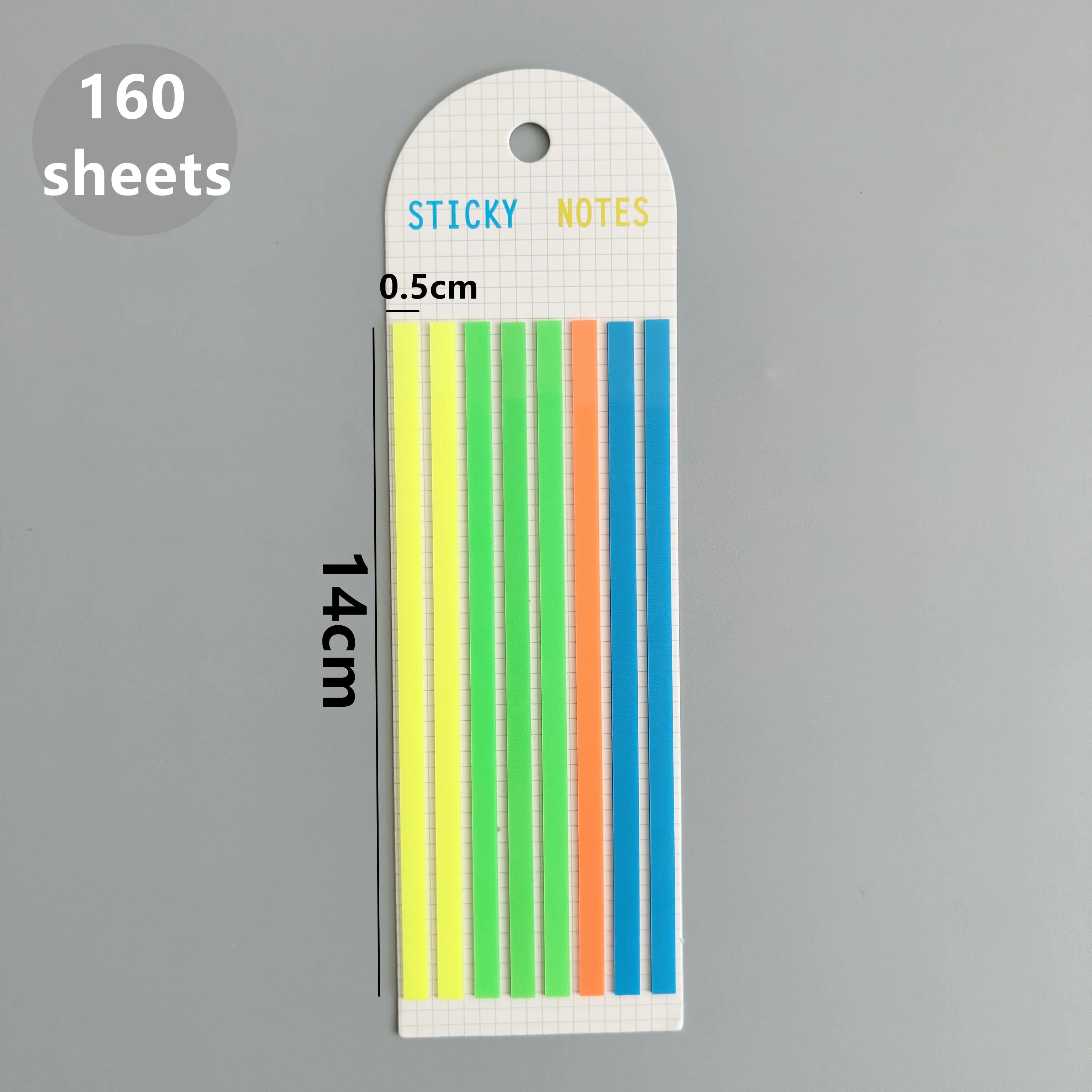 160 Sheets Transparent Sticky Notes Self-Adhesive Reading Annotation for Books Notepad Bookmarks  Memo Pad Index Tabs