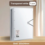 Multifunctional PP Storage Booklet Loose Leaf A4/A5/B5 Binder Family ID Storage Bag Dustproof Photo Album School