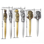 1pc Ancient Egyptian Classical Letter Opening Knife Paper Cutting Envelope Paper Cutting Cutter Box Opening Knife, Letter Openin