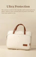 Laptop Bag Women Slim Briefcase Notebook Carring Case for MacBook Air 13 Pro 14 M4 Huawei Matebook Lenovo Acer Xiaomi 15.6 inch