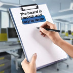 New A4 File Folder Clipboard Writing Pad Memo Clip Board Double Clips Organizer School Office Stationary