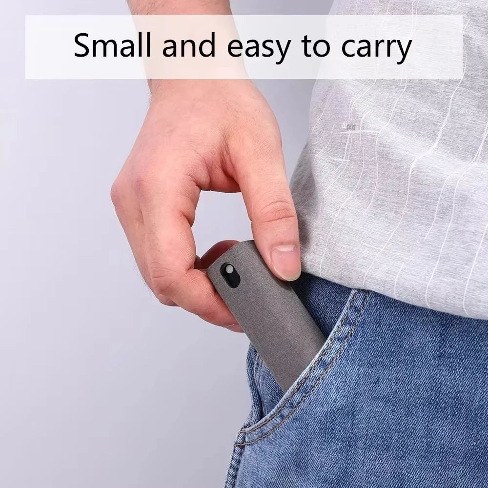 1/2/3pc 2 In 1 Screen Cleaner Spray Portable Tablet Mobile Phone Touch Screen Microfiber Cloth Dust Removal Cleaning Tool