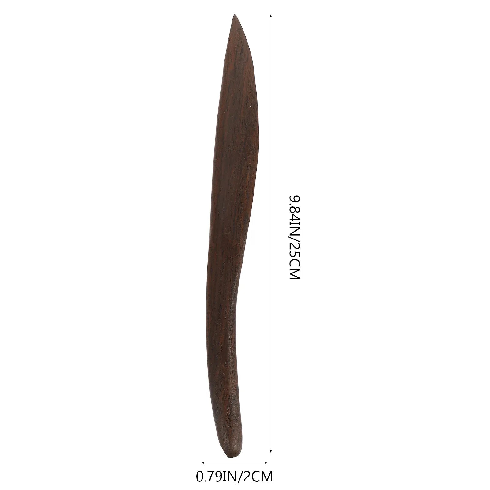 Premium Black Ebony Wood Letter Opener Chinese Style Envelope Opener for Opening Boxes Letters Paper Calligraphy Multi-Function
