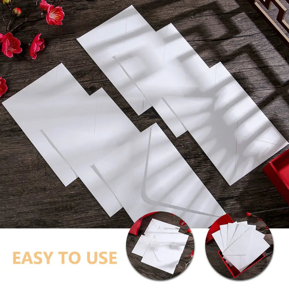 50Pcs White Envelopes Security Sealing for Mailing Photos Cards Letters Invitations Business Party Supplies White Envelope