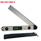 0~225° 400mm Digital Protractor Spirit Level Angle Finder Gauge Meter Digital Angle Finder Electronic Protractor 400mm