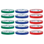 15 Rolls  Bag Sealing Tapes Bag Sealing Tying Packing Tape Supermarket Binding Machine Tape Packaging Tapes for Fruit Bag Tapes