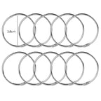 1-10PCS Binder Rings Loose Leaf Metal Book Ring Album Scrapbook Binders Craft Photo Organizer Keychain For Home Office