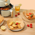 16/20/23CM Square Multiple Sizes Air Fryer Parchment Paper Liners Non-stick Baking Tray For 3-10 QT Frying, Cooking, Roast