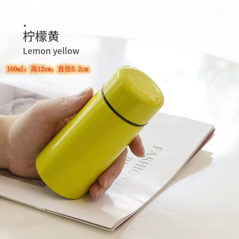 160ml 304 Stainless Steel Insulated Cup Mini Pocket Cup Portable Travel Cup For Outdoor Camping Hiking Thermos Bottle