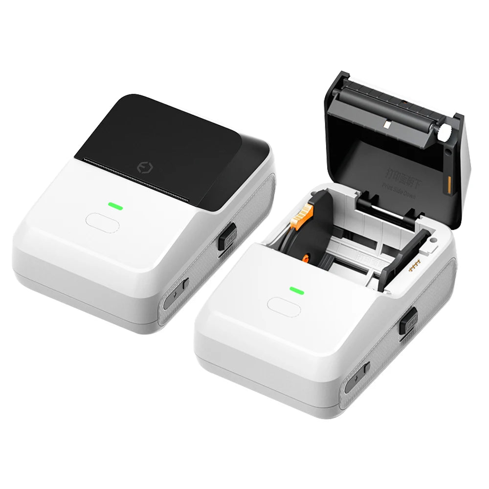 YINSITOM 20-50mm Mini Portable Thermal Printer Bluetooth Barcode Hand Multifunctional Price Label Sticker Maker Android / iOS