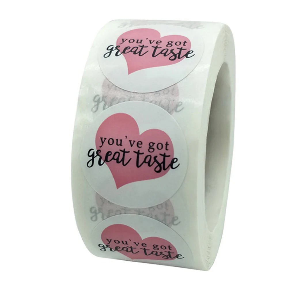 50-500Pcs“Open Me Already" Stickers 1inch Thank You Sticker For Gift Box Decoration Stationery Envelope Postcards Sealing Labels