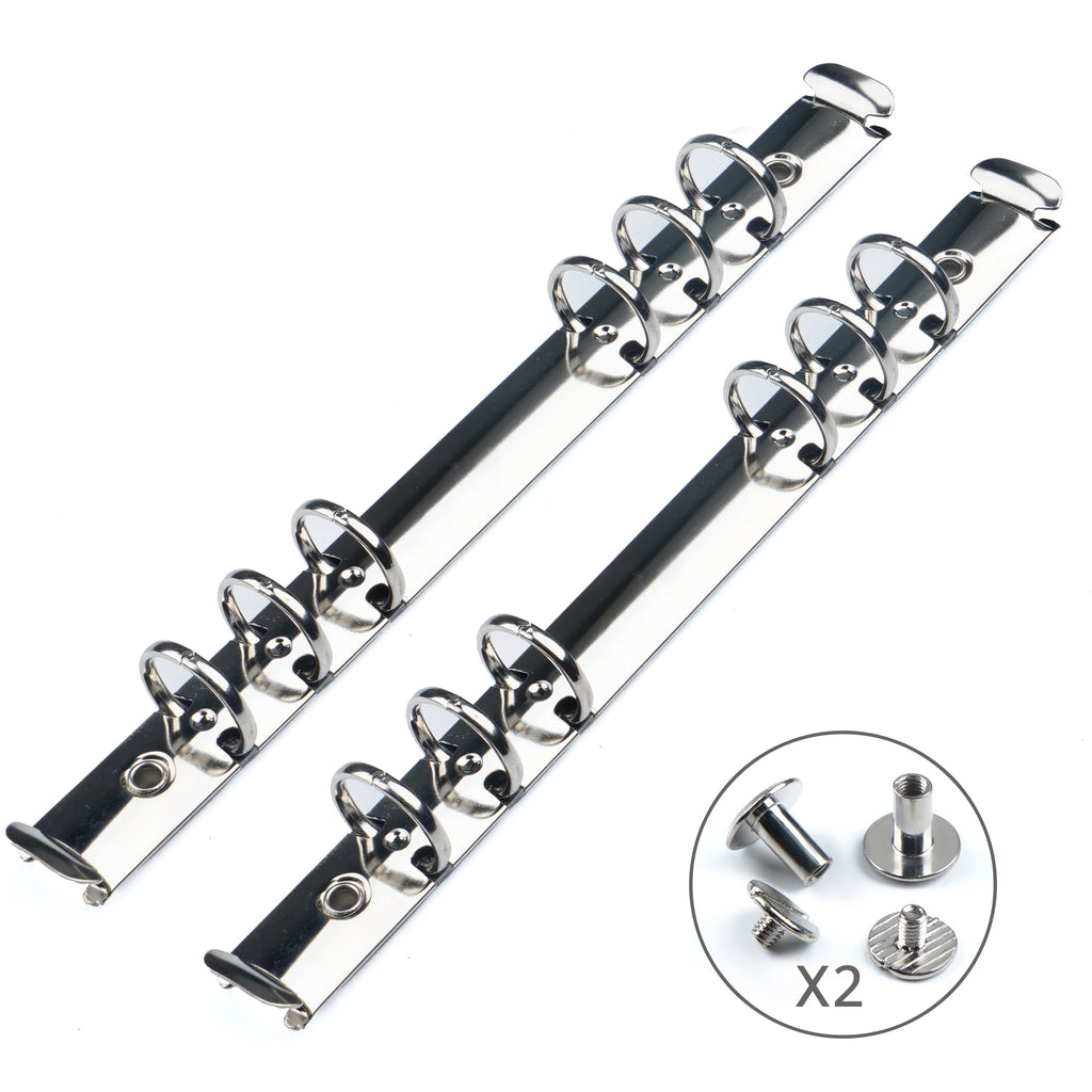 High-quality Metal Ring Binder Clips for Loose Leaf Notebook, Detachable A5 Personal A6 A7 Binder Rings for Planner Accessories