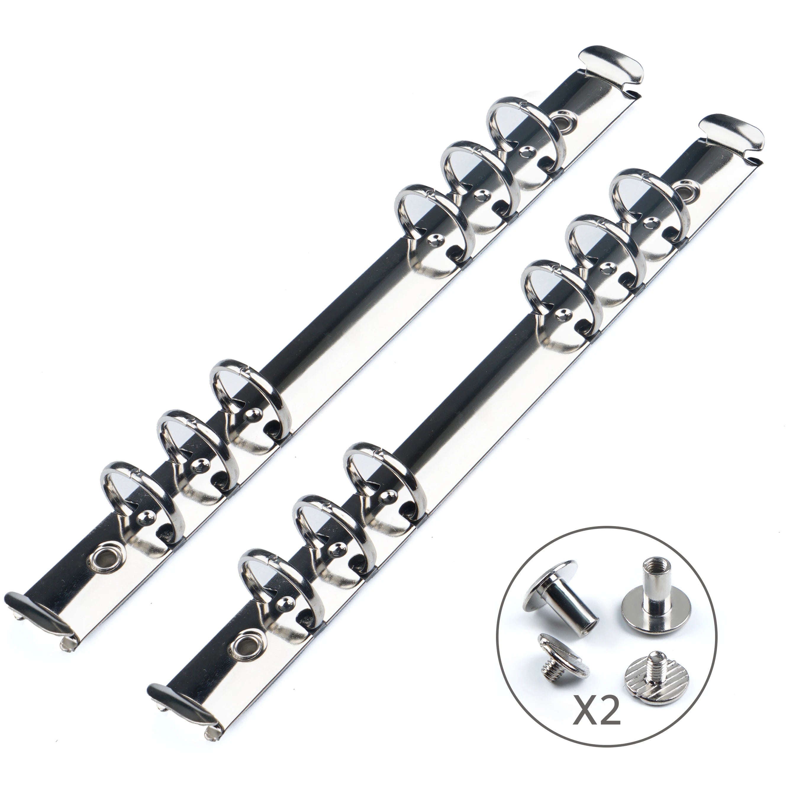 High-quality Metal Ring Binder Clips for Loose Leaf Notebook, Detachable A5 Personal A6 A7 Binder Rings for Planner Accessories