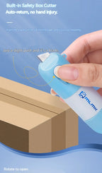 Portable Thermal Paper Correction Fluid Fast-Drying Anti Peep Privacy Protector with Retractable Box Opener Quick Eraser Covera