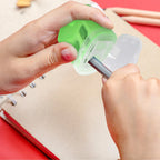 A color random student two-hole pencil sharpener for children's school supplies - a must-have for starting school