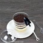 Reusable Transprent Plastic Disposable Dessert Cups Round Pudding Boxes Cupcake Muffin Cup Mould Kitchen Drinks Tools 50/90ml