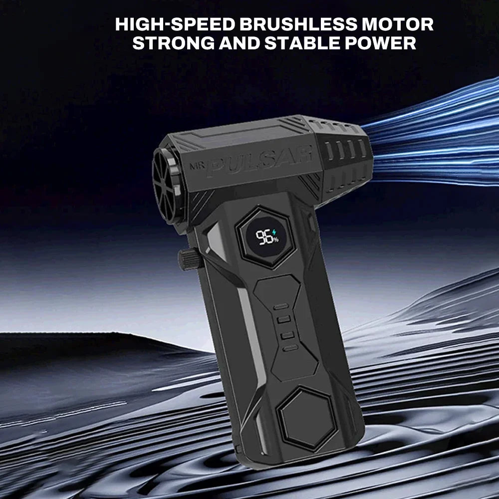 500000RPM Air Blower X11 Super Powerful Compressed Air Duster Electricity Consumption Display Air Vacuum Blower Jet Fan For Car
