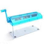 Reliable-Manual Strip Paper Shredder, Mini Hand-Cranked Paper Shredder, Ideal For Home And Office Use,Manual Strip Paper