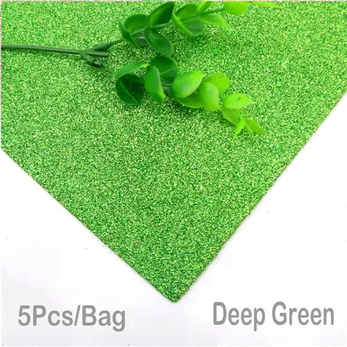 5Sheets 20*30cm Glitter Foam Paper Sparkles Paper for Children's Craft Activities DIY Cutters Handcraft Foam Paper Without Glue