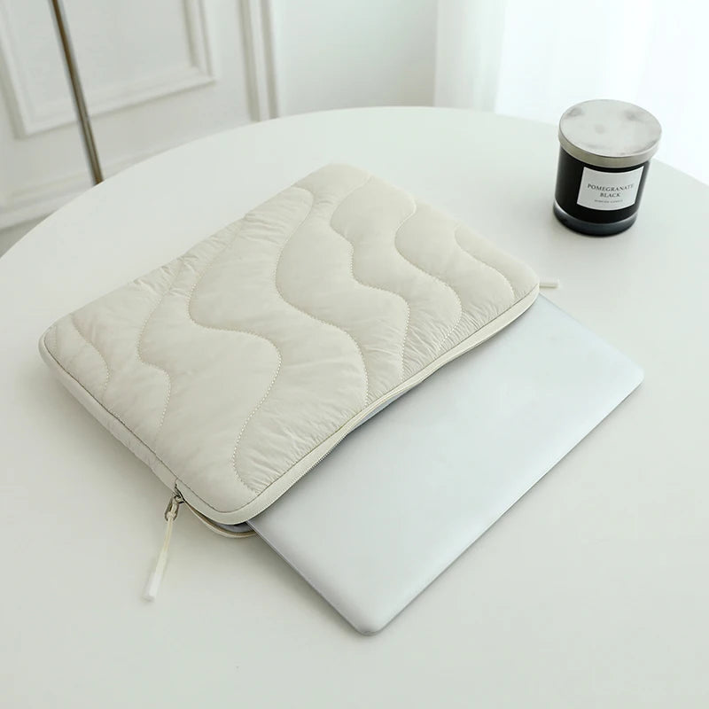 Laptop Case for Macbook Pro Air 13 14 Inch Fluffy Computer Carrying Case for Huawei Hp Soft Laptop Sleeve Bag for Women,Girl