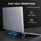 2PCS Adjustable Riser Cooling Bracket, Suitable for Laptops, Tablets, Foldable Laptop Brackets, Portable Laptop Brackets
