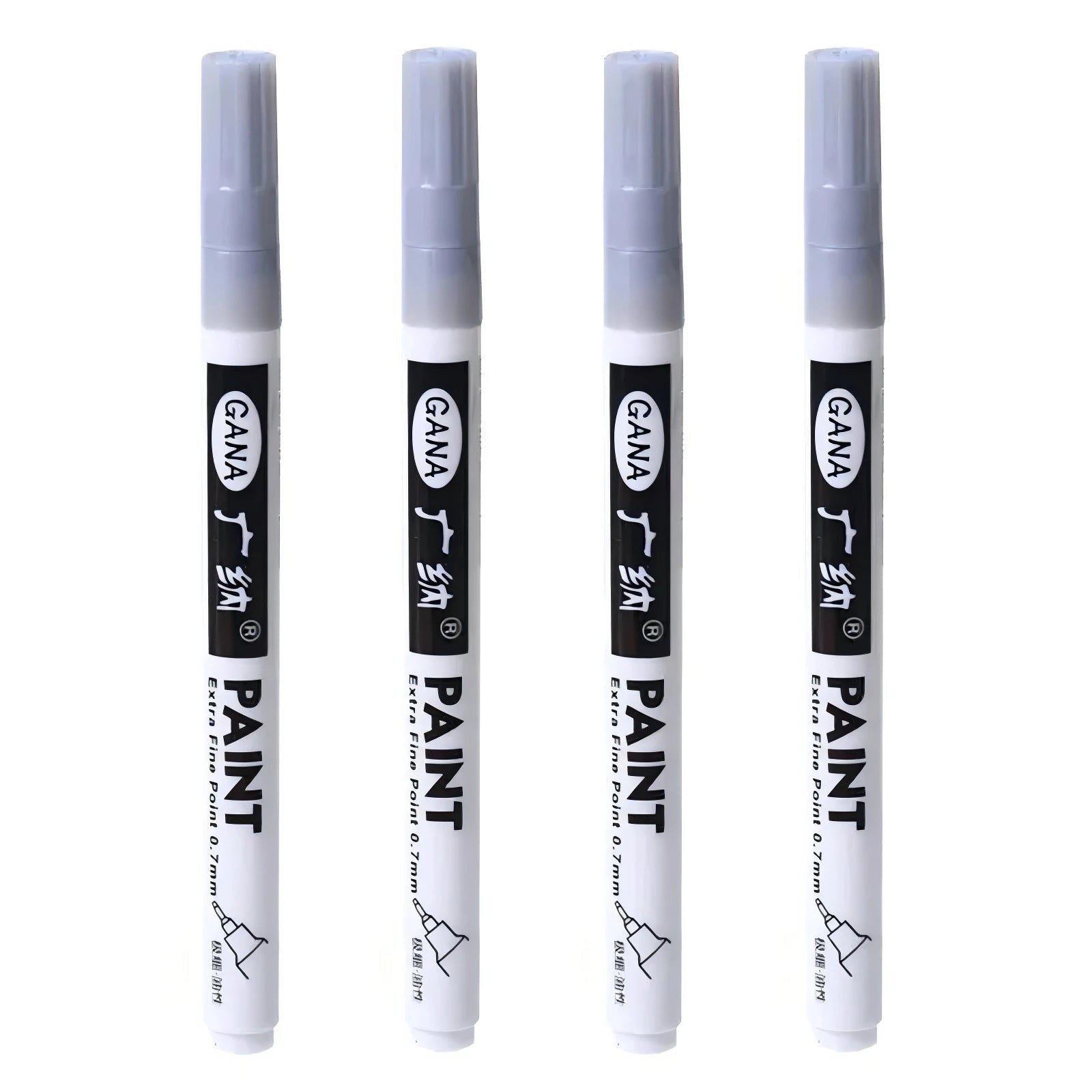 Fine tip permanent Paint Marker Pen DIY Paint Metallic Pen Permanent Gold SILVER Marker Touch Up,School Model Painting
