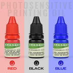 5ml Blue Red Black Ink Textile Clothes Ink Special Ink For Students Kids Name Stamp Printing On Clothing Waterproof Not Fade