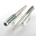 Luxury Metal Rollerball Pen 0.7mm Blue Ink Steel Gold Business Signature Pens for School Office Writing Supplies Stationery