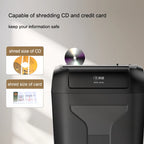 Desktop P4 10 Sheets Paper Shredder Household Small Office Automatic Cross Cut CD Paper Shredding Machine