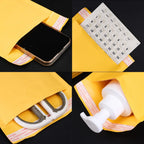 50-10Pack Bubble Envelopes Bags Self Seal Adhesive Padded Bubble Mailers Shockproof Anti Drop Envelopes Mailing Waterproof Bags