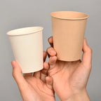 50/100PCS 210/250ml Pure White Paper Cups Disposable Coffee Tea Milk Cup Party Drinking Accessories Camping Party Supplies
