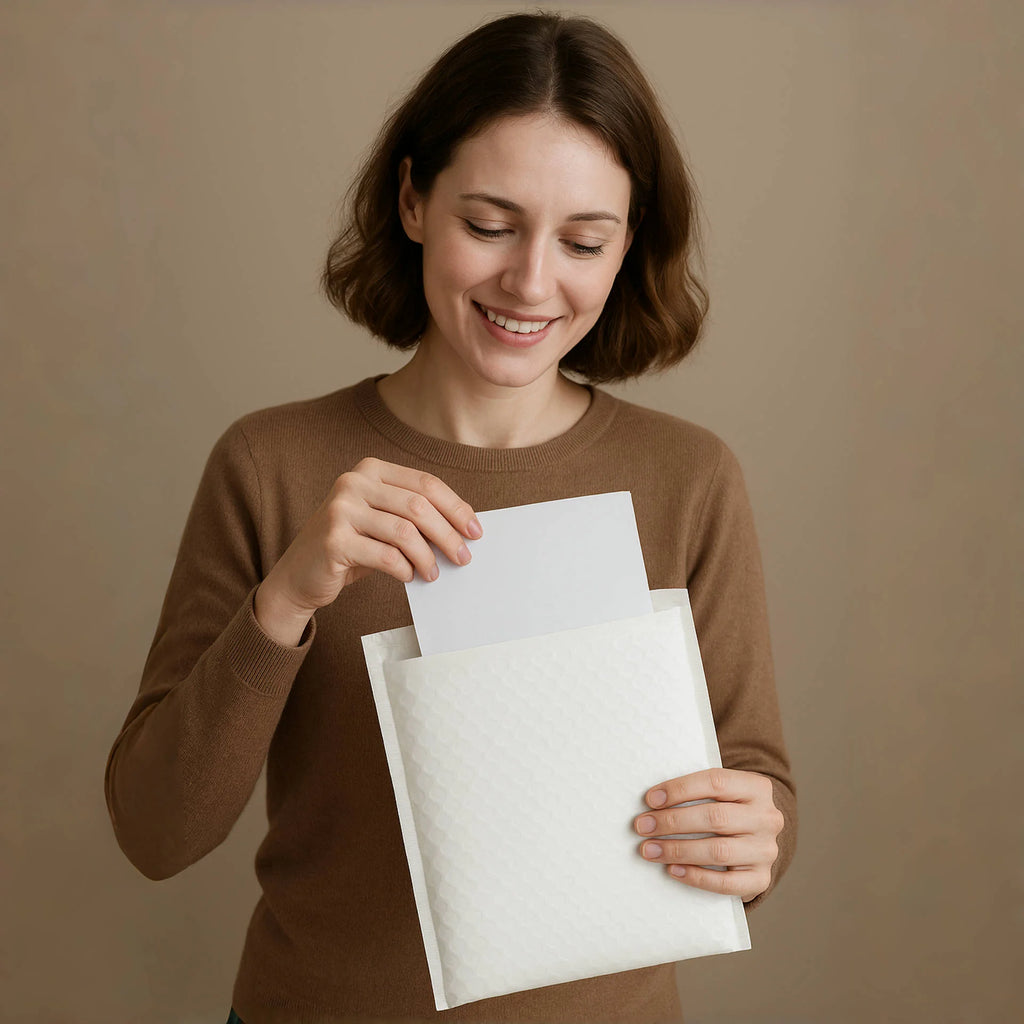 20pcs 26x36cm Jumbo White Self-Seal Bubble Mailers Bulk Parcel Padded Envelopes for Apparel Bedding Oversized Items Parcels