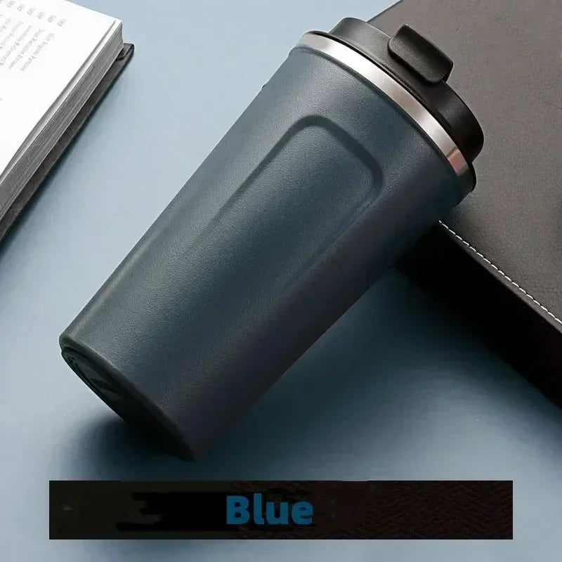 1pc 380/510ML Travel Stainless Steel Coffee Cup Thermal Mug Leak-Proof Thermos Bottle Tea Coffee Mug Vacuum Flask Insulated Cups