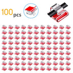 10/20/50/100pcs Cable Clips, Adhesive Cable Organizer Cord Holder, Durable Strong Cable Wire Management for Car, Office and Home