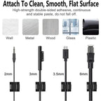 50Pcs Cable Clip Self-Adhesive Cable Organizer Wire Protector Holder For Mouse Headset Wire Storage Desktop Tidy Management Clip