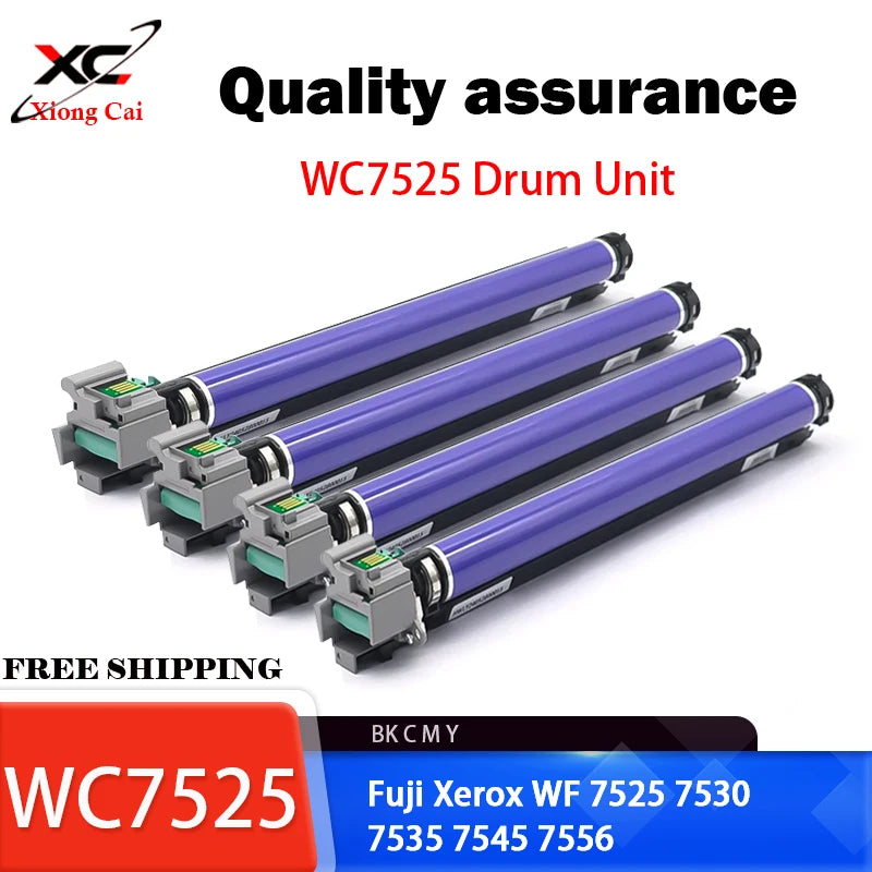 WC7525 Drum Unit,for Fuji Xerox WF 7525 7530 7535 7545 7556 7830 7835 7835 7845 7855 Kit core selenium drum assembly Printer