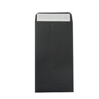 50pcs 8.9x16.5cm Black Paper Envelopes for Cash Banknote Small Change Storage Packaging Seal Bag Document Wedding Invitation Bag