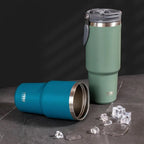 Tyeso 1200ML Vacuum Flasks Stainless Steel Coffee Cup Cold Hot Double-layer Insulated Tumbler Thermo Water Bottle Car Travel Mug