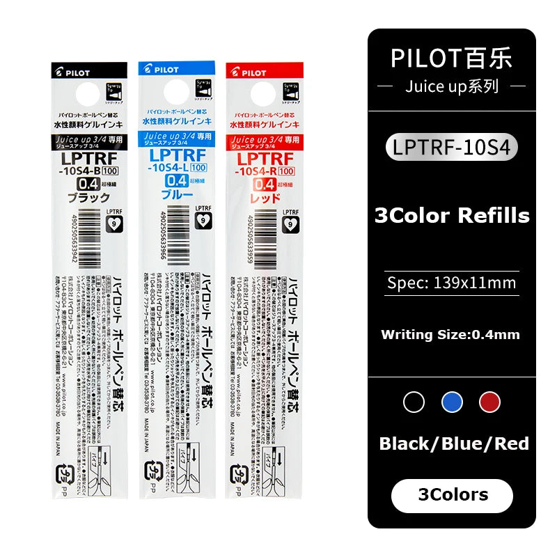 Japan Pilot Modular Pen Juice Up 3/4 Color 0.4mm Ultra-fine Gel Pens, Water-base Smooth Writing Versatile Stationery Aacsesories