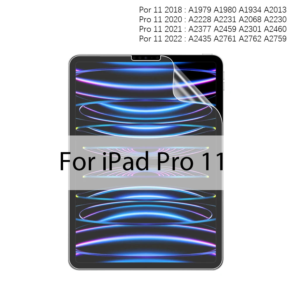 Like Paper Film Screen Protector For iPad Air 11 M3 A16 Pro 12.9 13 M4 M5 Air 3 4 5 10th 9th 8th Generation Mini 6 7 Accessories