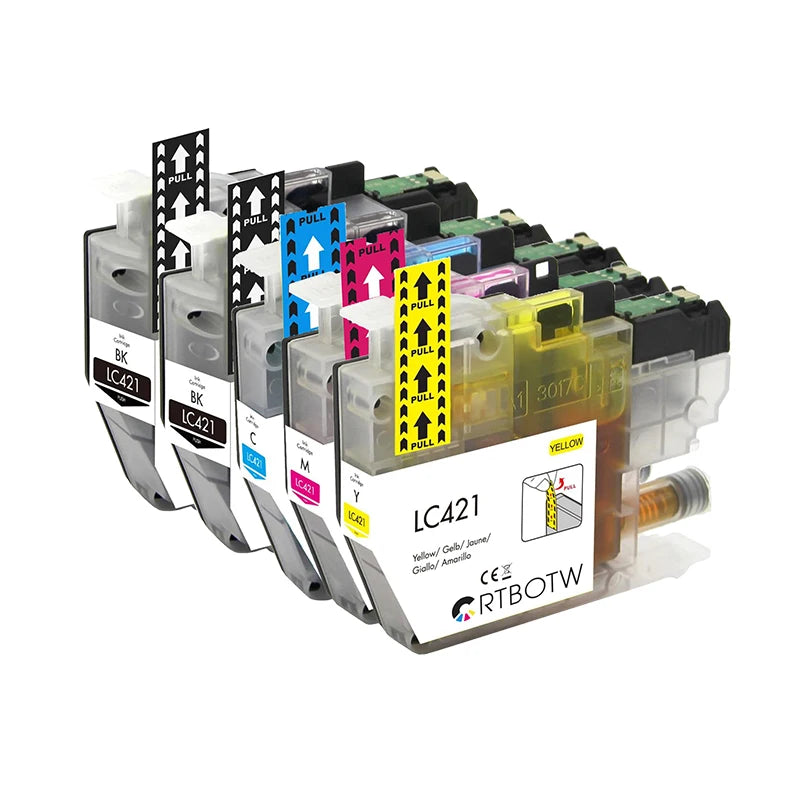 LC421XL LC421 421XL Compatible Ink Cartridge For Brother DCP-J1050DW MFC-J1010DW DCP-J1140DW Printer