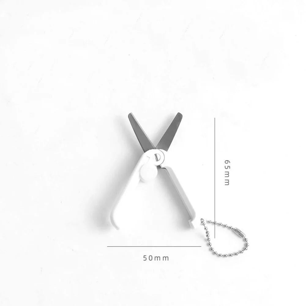 Portable Scissors For Office Students Mini Stainless Scissors Folding Scissors Multifunctional