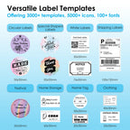 Thermal Label Printer -4x6 Shipping Label Printer for Small Business, Home Use - Compatible with Android, iPhone and Windows