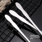 pogyrt Stainless Steel Long Handle Stir Spoon For Cocktails, Ice Coffee, And Tea - Mixing Spoon With Easy Grip Handle